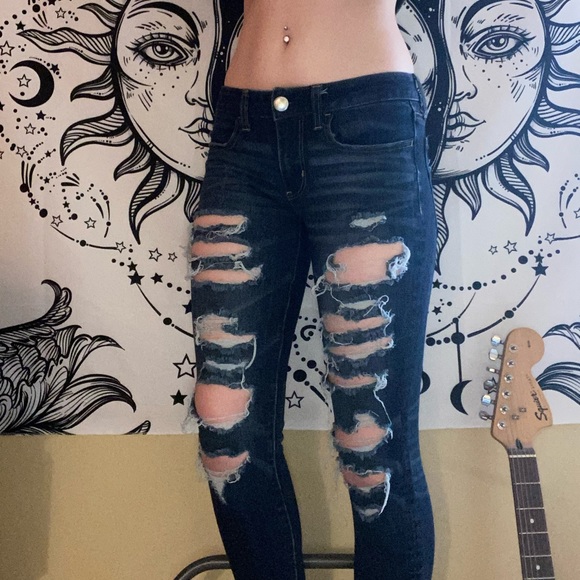 Super ripped AE jeggings - Picture 1 of 2